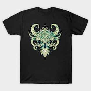 Human skull art T-Shirt